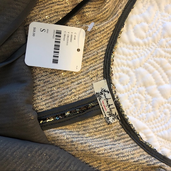 Free People Glitter Sequin Top Stop & Stare Top - Picture 6 of 11